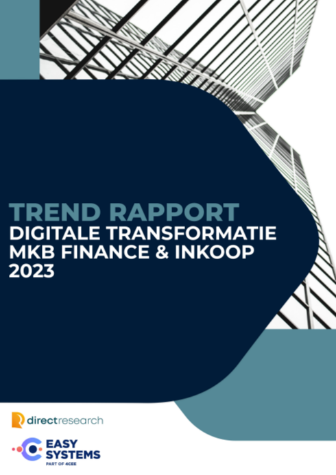 voorblad purchase to pay trendrapport met de titel trendrapport digitale transformatie mkb finance en inkoop 2023